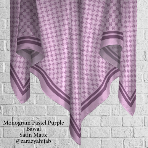Monogram Square – Pastel Purple